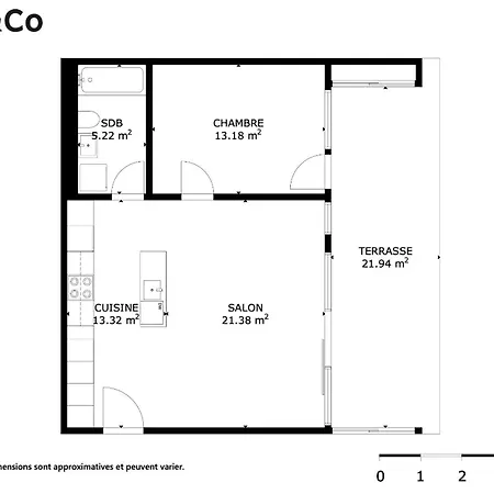 Bright Flat With Terrace In