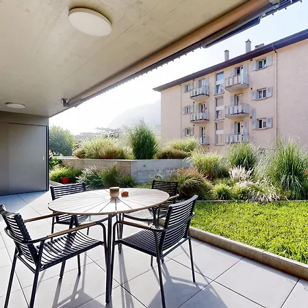 Bright Flat With Terrace In Sierre